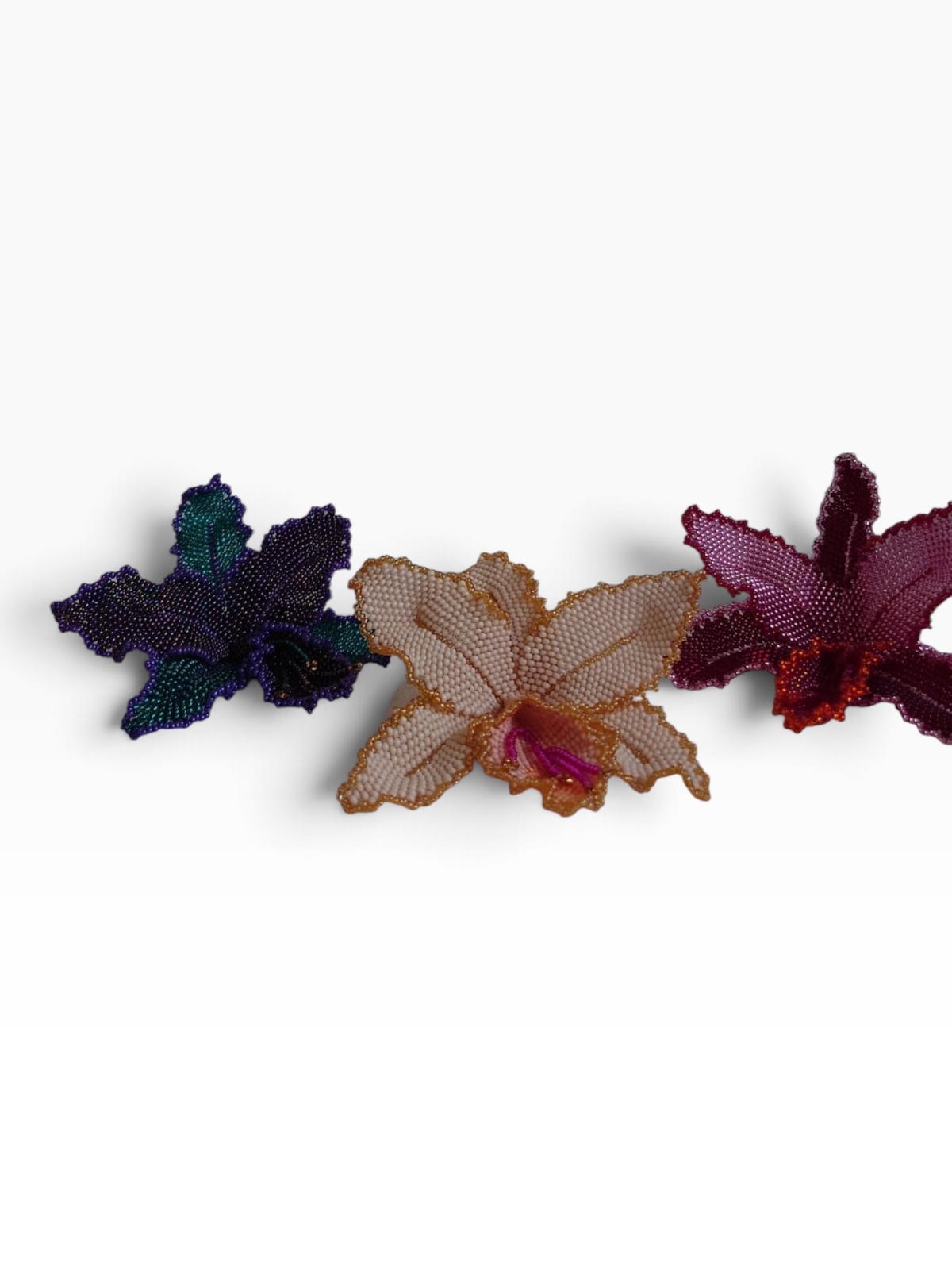 Orchid brooch and pendant