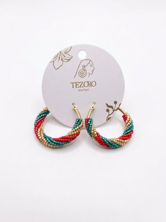 Rio de colores Earrings