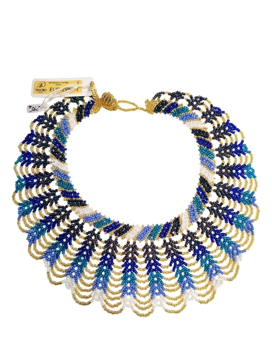 Tezoro Marea glassbead necklace