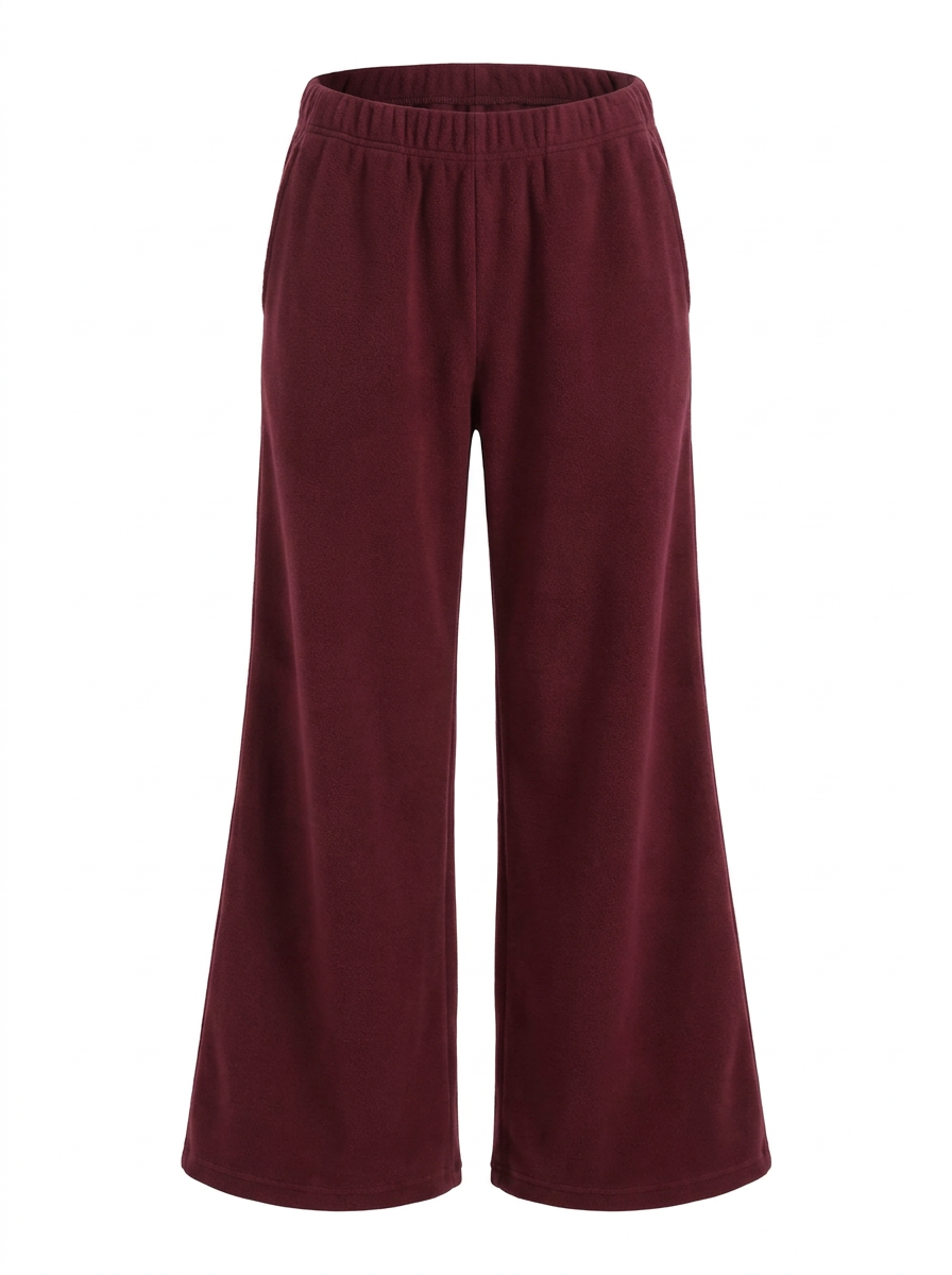 Sweersocean Sweatpants in organic cotton bordeau