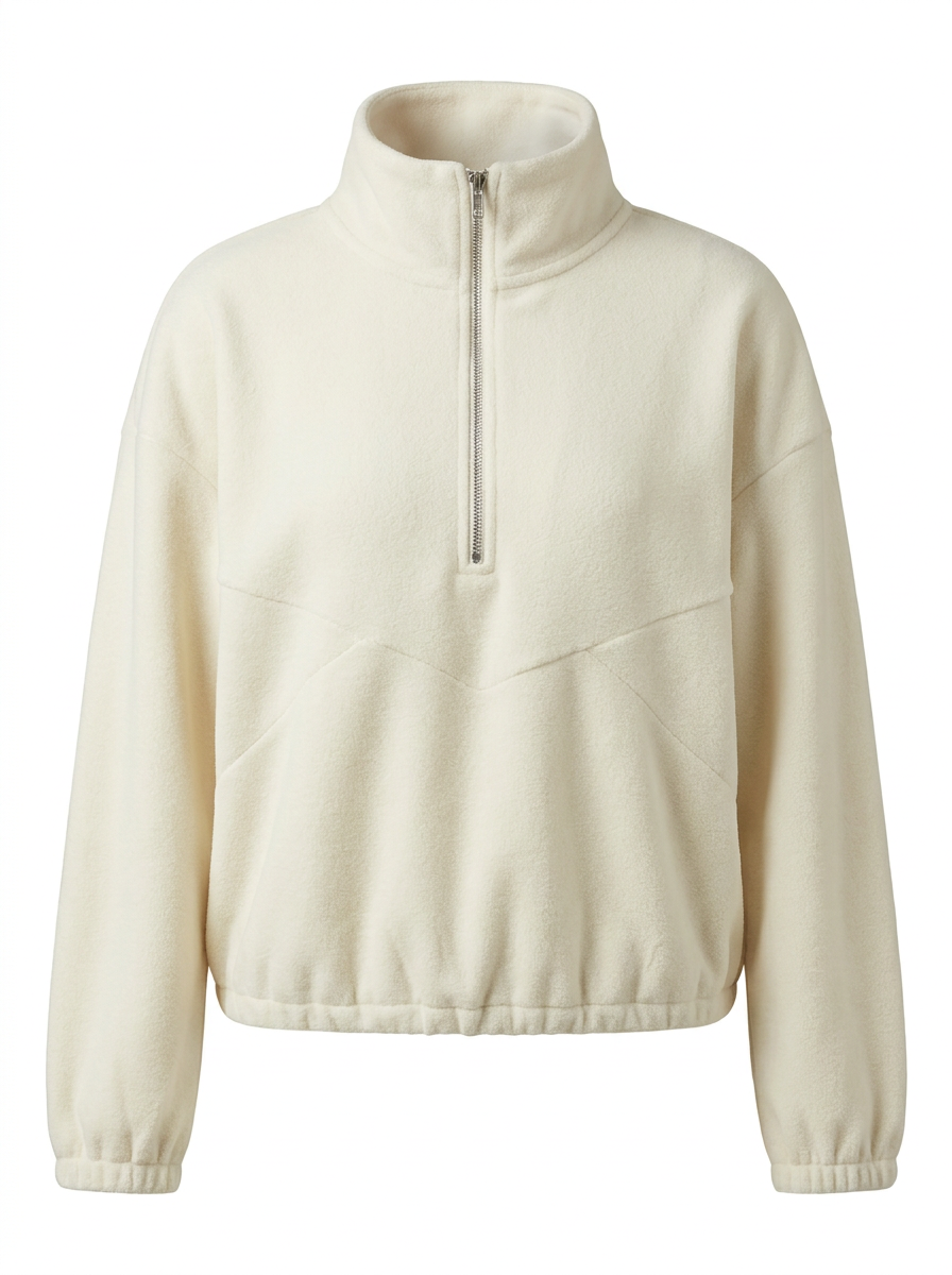 Half-Zip Frida – Organic Cotton Fleece Sweater