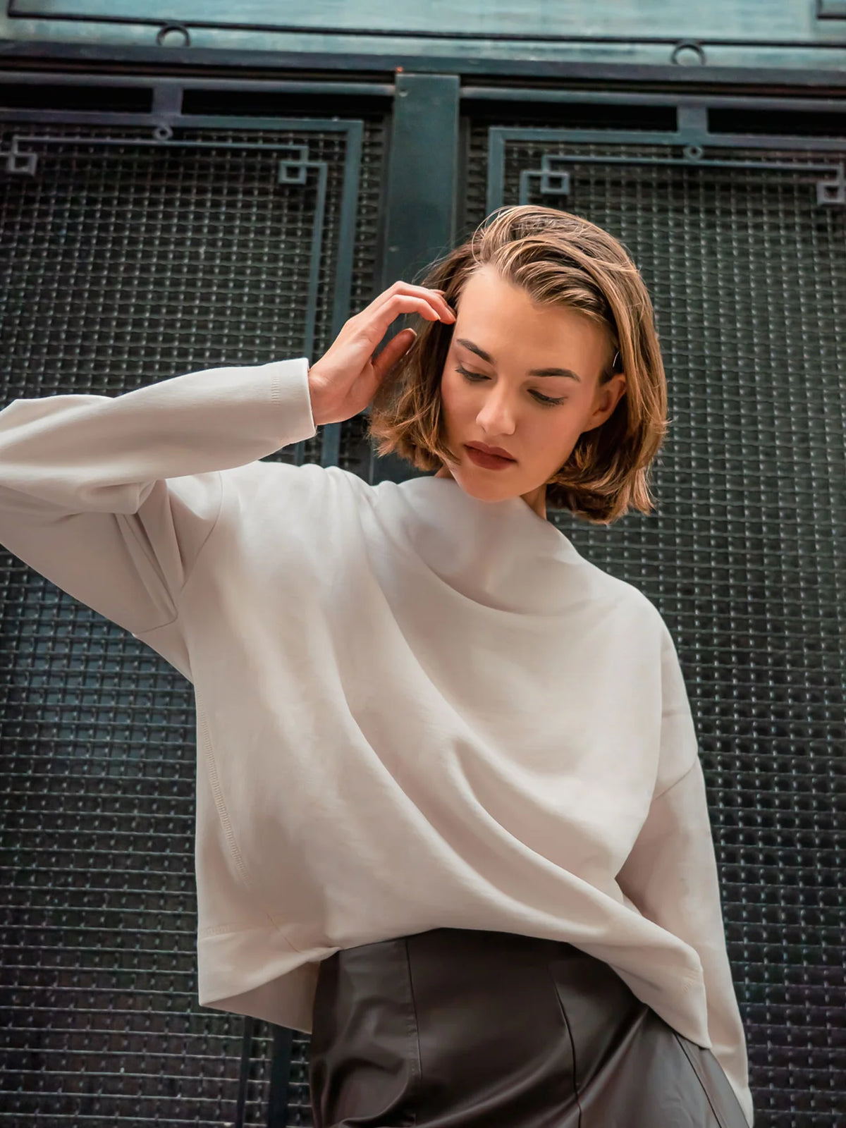 Sweatshirt Luna – Cotton, Wool, Silk & Cashmere Blend