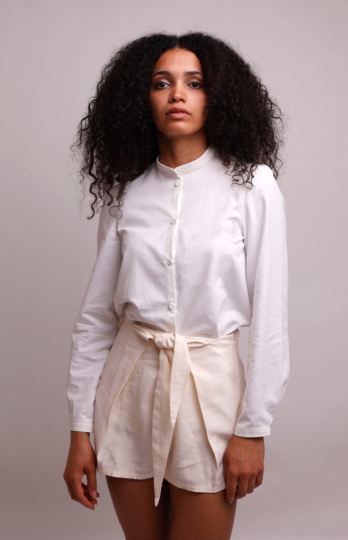 Mod. 08 – Women's Mandarin Collar Shirt