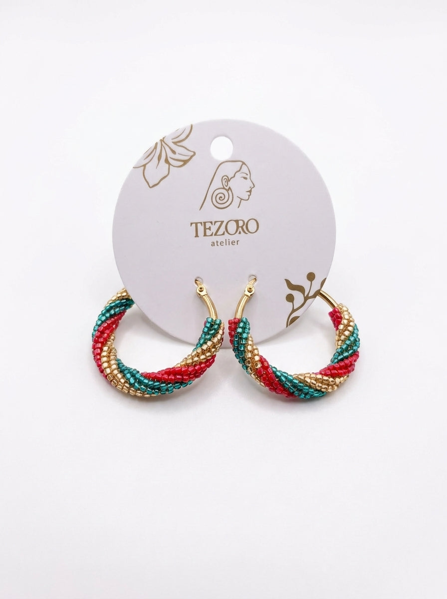 Rio de colores Earrings