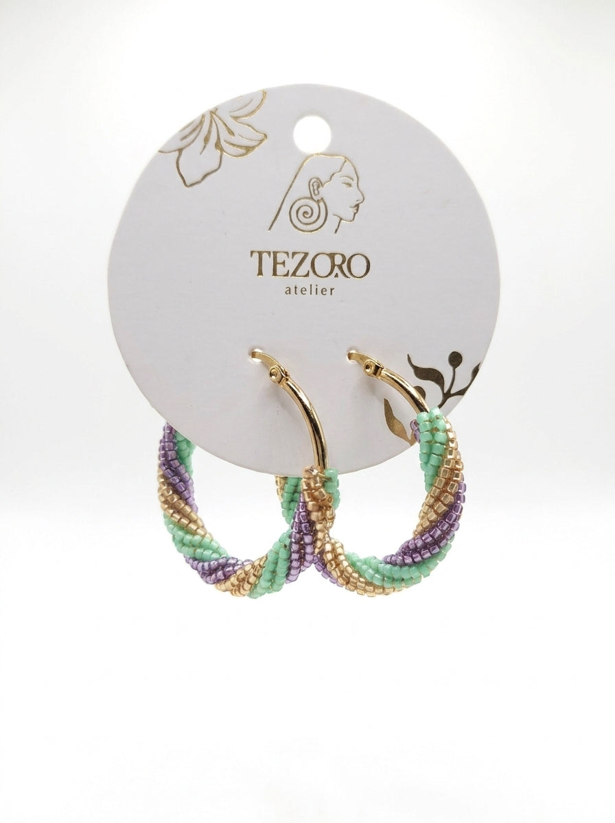 Rio de colores Earrings