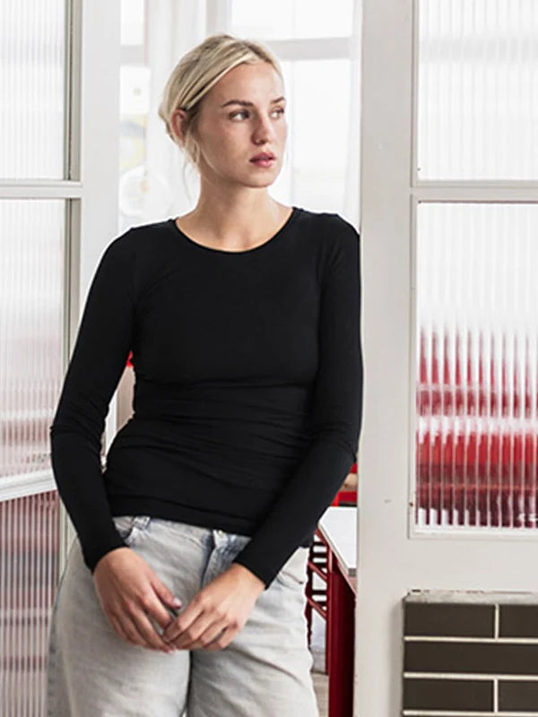Shirt Sinja – Draped TENCEL™ Lyocell Longsleeve