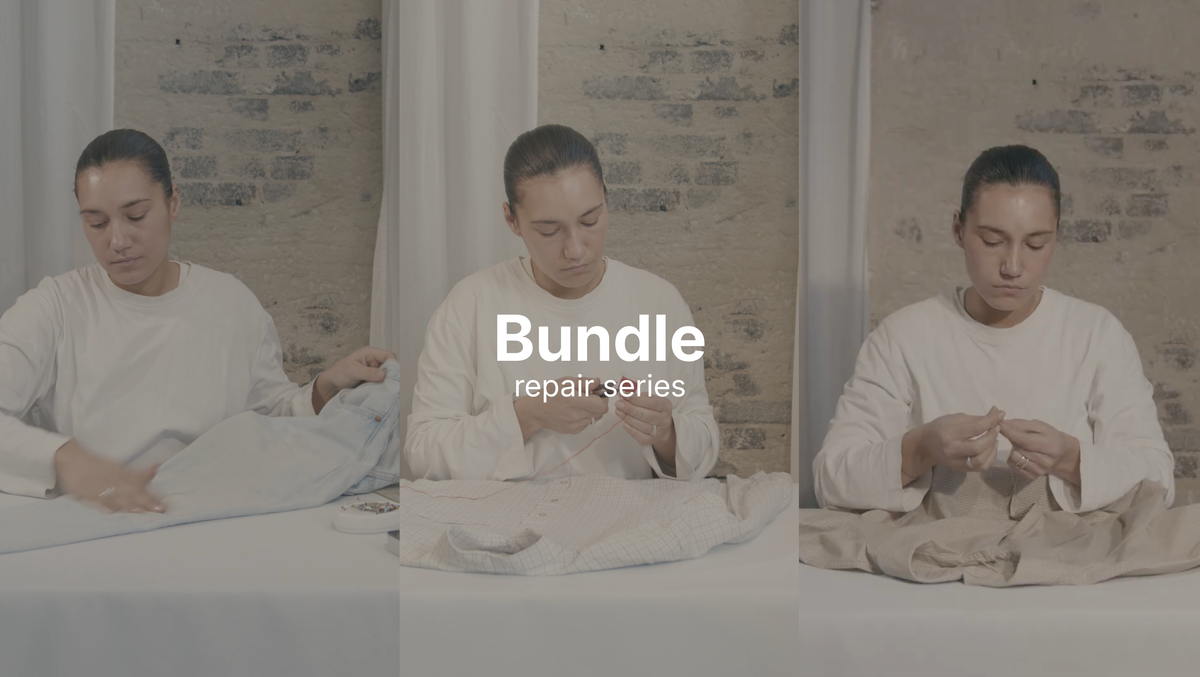 Naaierij: Serie 1: Alle 12 handnaai herstel technieken Video's Bundel