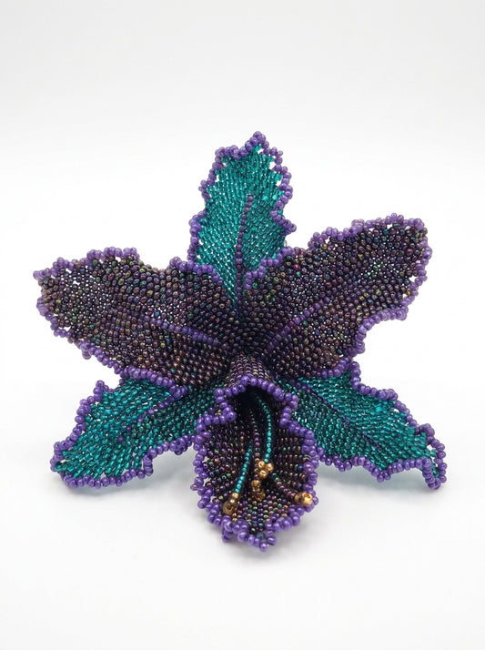 Orchid brooch and pendant