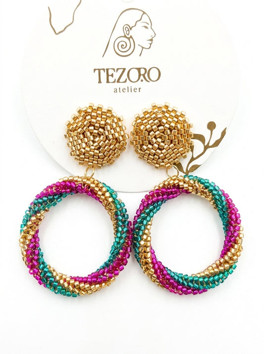 Rio de colores Earrings Large