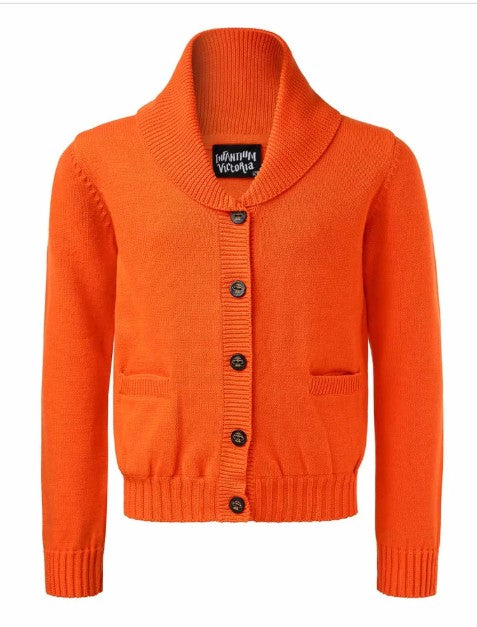 The Everyday Cardigan Orange
