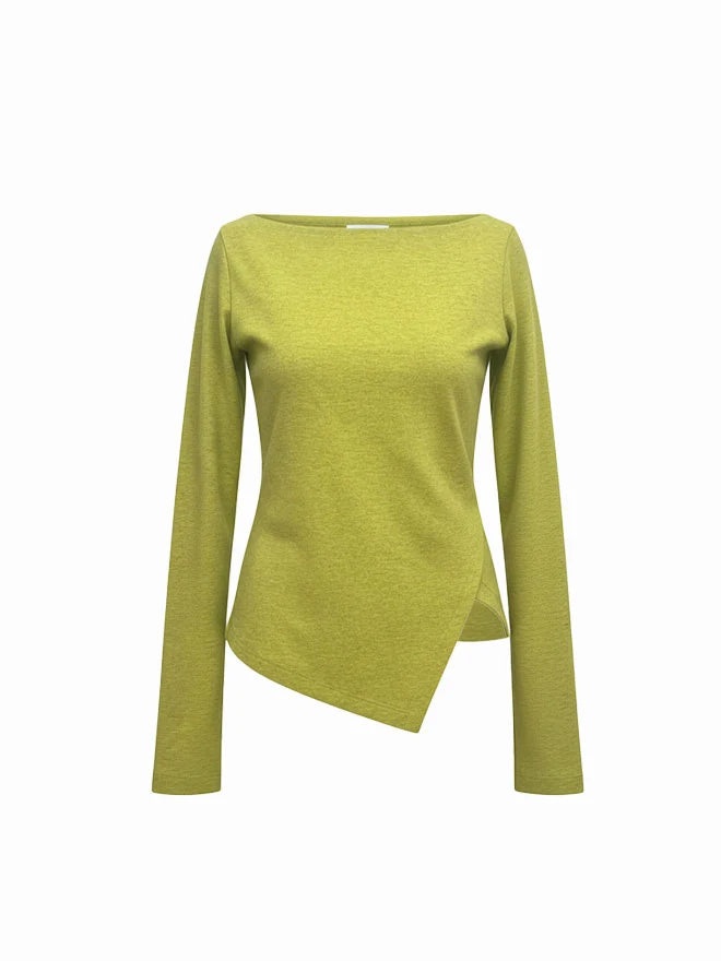 Shirt Alva – Fitted Asymmetric Longsleeve