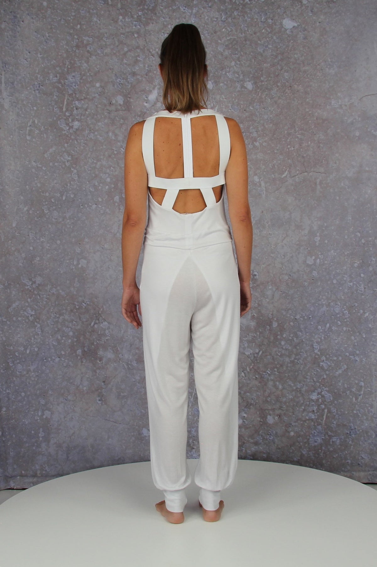 Breezy Jumpsuit with Waterfall Collar