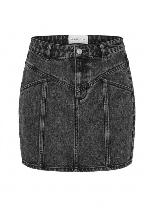 Black Jeans Skirt by Les Coyotes de Paris