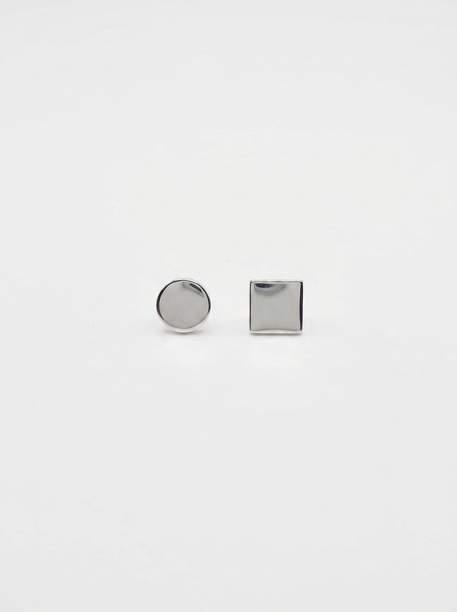 Geometric ear studs