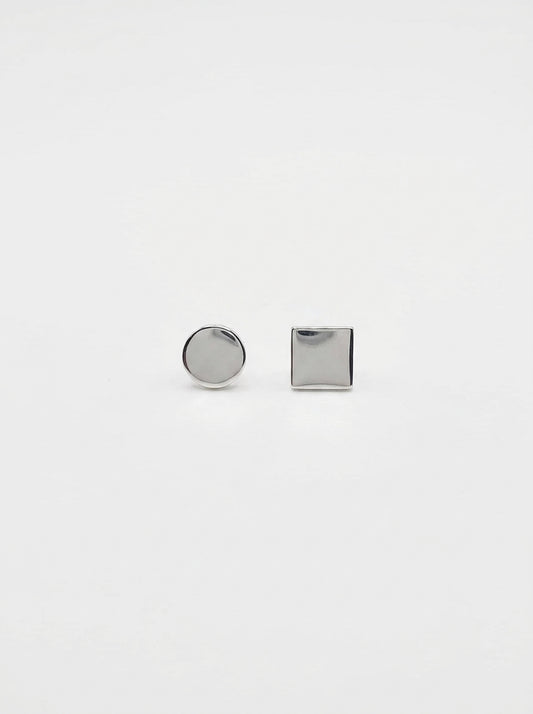 Geometric ear studs