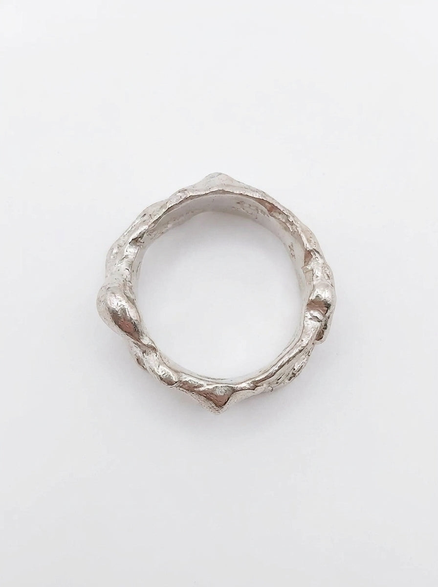 Fien Demuynck zilver juweel Ring - Molten